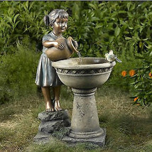 Versando Bird Bath Outdoor Fountain - £158.53 GBP