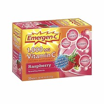 Alacer Emergen-C 1000 MG Vitamin C - Raspberry - £20.12 GBP