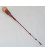 9.75&quot; Artisan Long Hand Turned Wood Christmas Tree Ornament NWOT - $29.99