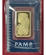 Gold Bar PAMP Suisse 1 Ounce Fine Gold 999.9 In Sealed Assay - £1,678.33 GBP