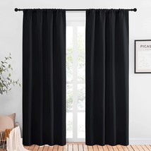 NICETOWN Living Room Blackout Shades - All Season Rod Pocket Thermal Insulated - £35.54 GBP