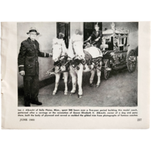 1960 Queen Elizabeth II Coach Model Carriage Leo Albrecht Magazine Page ... - $374.91 MXN