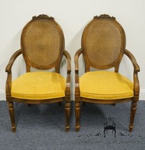Set of 2 CENTURY FURNITURE Italian Neoclassical Tuscan Style Cane Back Dining... - £447.29 GBP