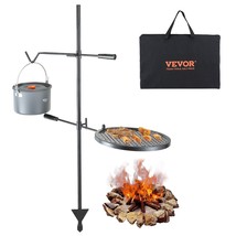 VEVOR Swivel Campfire Grill, Fire Pit Grill Grate over Fire Pits, Heavy Duty Ste - $1,990.01 MXN