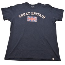 &#39;47 Great Britain Blue Union Jack Flag Men&#39;s Soft Feel Cotton T-Shirt - £17.52 GBP