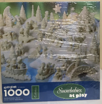 New Springbok by Hallmark Snowbabies at Play 1,000 piece puzzle Department 56 - $12.34