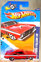 2012 Hot Wheels #120 Muscle Mania-Ford 10/10 &#39;73 FORD FALCON XB Red w/Chrome 5Sp - £9.01 GBP
