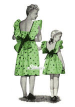 1940s Sun Dress with Low Back Ladies, Girls - Sewing pattern drafting (PDF 4356) - £2.99 GBP