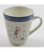 Holiday Home Snowman Pattern Mug China Tableware Coffee Cup Christmas Wi... - £5.50 GBP