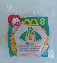 McDonalds 1995 Birdie the Early Bird Figurine and 2 Accessories No 8 Meal Toy - £7.18 GBP