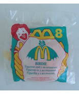 McDonalds 1995 Birdie the Early Bird Figurine and 2 Accessories #8 Meal Toy - $165.67 MXN