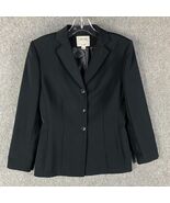 Le Suit Blazer Women&#39;s 6P Black Petite Jacket 3 Buttons 100% Polyester - €17,09 EUR