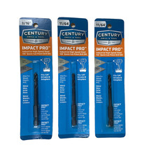 Century Drill &amp; Tool 3/16&quot; And 11/64&quot; Impact Pro Drill Bit Set - £15.58 GBP