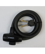 Titanker Bike Lock, Bike Locks Cable Lock Coiled Secure Keys Bike Cable ... - $9.95