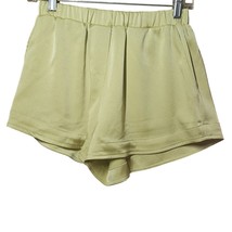 Kimberly Taylor Green Satin Shorts Size Small - £27.25 GBP