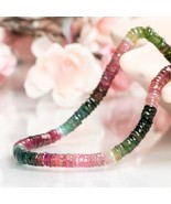 AAA Quality Multi Tourmaline Necklace Tyre Beads Gift For Girlfriend Bri... - $336.59+