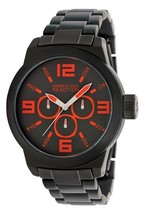 Brand New Kenneth Cole Reaction Men&#39;s RK3219 Street Collection Black Dia... - $98.16