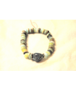 Gemstone and Shell Stretch Bracelet - $16.00