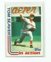 Tom Seaver (New York Mets) 1982 Topps &quot;In Action&quot; Card #31 - £3.90 GBP