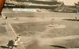 1951 World Series Mc Dougald Grand Slam Polo Grounds 14x11&quot; Vintage Framed Photo - £45.42 GBP