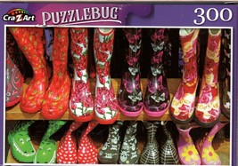 Colorful Children&#39;s Boots at Market Stall - 300 Pieces Jigsaw Puzzle - £11.84 GBP