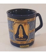 Vintage NASA SPACE SHUTTLE KENNEDY SPACE CENTER Coffee MUG Cup 22k Gold ... - $334.85 MXN