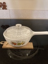 Vintage Corning Ware Pyrex La Sauge 1 Pint Saucepan Skillet P-81-B &amp; P 81C Lid - £14.04 GBP