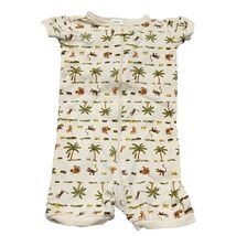 Vintage 2003 Gymboree Monkey Island Gymmies Pajamas Short Summer Palm Tr... - $23.76
