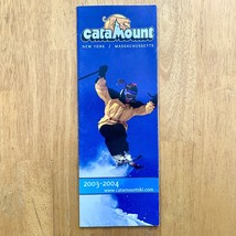 2003-2004 CATAMOUNT Resort Ski Trail Map Brochure MA NY - £13.25 GBP