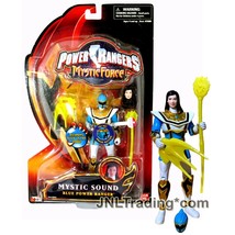 Year 2006 Power Rangers Mystic Force 5.5&quot; Figure Mystic Sound Blue Power Ranger - £43.24 GBP