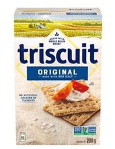 6 Boxes Of Triscuit Original Crackers Made With Sea Salt 200g Each From ... - £29.55 GBP