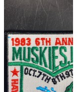 Hayward Lakes Muskies Tournament Patch 6th Annual Unused 1983 Fishing WI... - £23.35 GBP
