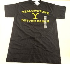 Yellowstone Men’s Black Dutton Ranch T-Shirt NWT Size: Small - £14.19 GBP