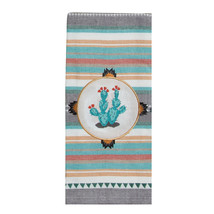 KAY DEE DESIGNS &quot;Southwest Cactus Stripes&quot; R3877 One Jacquard Tea Towel~... - $9.66