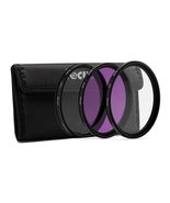 Focus Camera 58mm 3-Piece Filter Kit with UV, Circular Polarizer and Flu... - £10.50 GBP