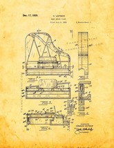 Baby Grand Piano Patent Print - Golden Look - £6.26 GBP+