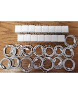 (Lot of 15) Original 20W iPhone &amp; iPad USB-C to Lightning Chargers A2305... - $377.72 CAD