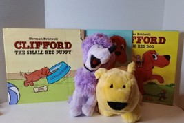 Clifford Book Set &amp; Plush: 3 Books, Cleo &amp; T-Bone Plush (No Clifford Plush) - £20.57 GBP