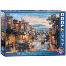 EuroGraphics San Francisco Cable Car Heaven by Eugene Lushpin 1000-Piece Puzzle - $14.24