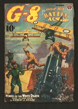 G-8 and His Battle Aces 9/1935-Torture &amp; skulls weird menace terror cover-G-8... - £204.84 GBP