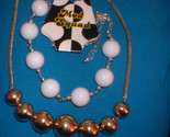 Mod squad bead necklace gold tone beads lot thumb155 crop