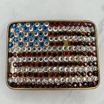 Rhinestone American Flag Belt Buckle - £7.87 GBP