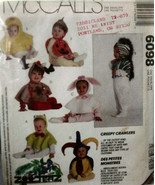 Pattern: 6098 (USED) Infant &amp; Toddler Hood &amp; Cape Costumes - $6.99