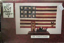 Pattern: Wall Quilt, I Pledge Allegiance 39&quot;x66&quot; + Stitchery - £5.19 GBP