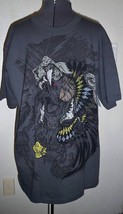 Men's Guys Fox Riders Charcoal Grey Lions Mouth Tee T Shirt New Short Sleeve - $17.99