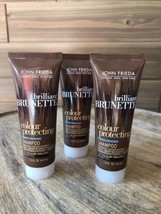 (3) John Frieda Brilliant Brunette Colour Protecting Shampoo 1.5 oz Travel - £7.40 GBP