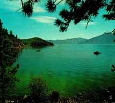 Whiskey Rock on Lake Pend Orielle Idaho ID Chrome Postcard 1965 - £3.07 GBP
