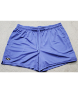 Under armour Athletic Shorts Men XL Blue Mesh Polyester Elastic Waist Dr... - $27.80