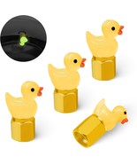 4 pcs Glow-in-The-Dark Cute Duckling Tire Valve Cap, Universal for Cars,... - $203.40 MXN