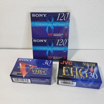 Sony Brillant Color and Sound 2 pack 1  JVC EHG 1 Sony VHS-C - £13.59 GBP